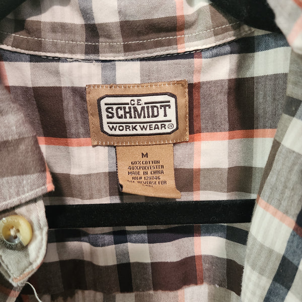 Hard Fought Hallelujah Custom Christian Upcycled Plaid Shirt, Unisex S/M