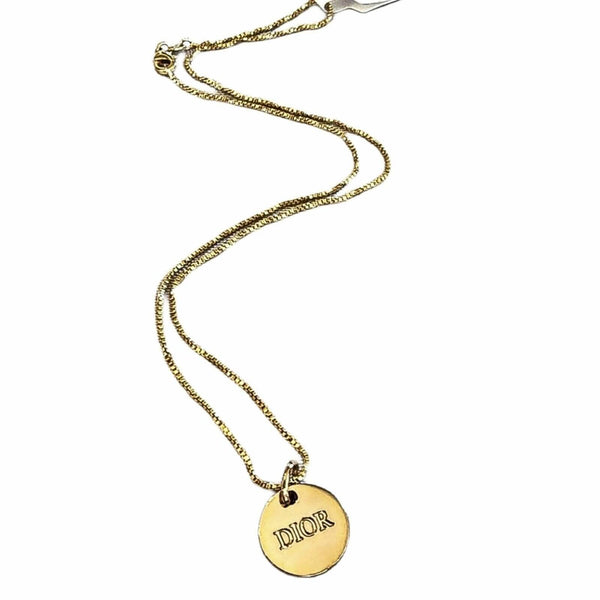 Designer Round Stamped Dbl Sided Charm Finding on 24K GF 18