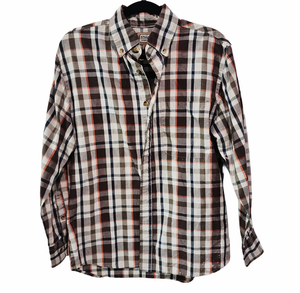 Hard Fought Hallelujah Custom Christian Upcycled Plaid Shirt, Unisex S/M