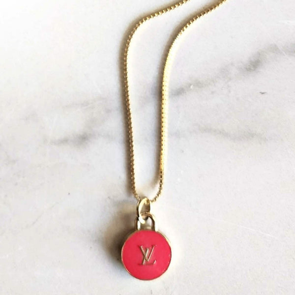 Authentic Louis Vuitton Reversible Charm Finding on 24K Gold Filled 18
