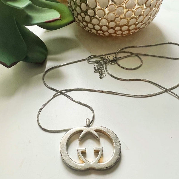 Authentic Oversized Chunky Designer Silver Keychain finding on 24