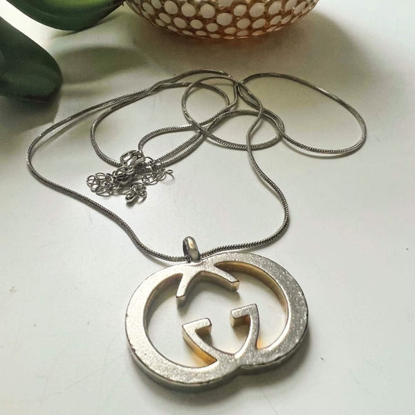 Authentic Oversized Chunky Designer Silver Keychain finding on 24