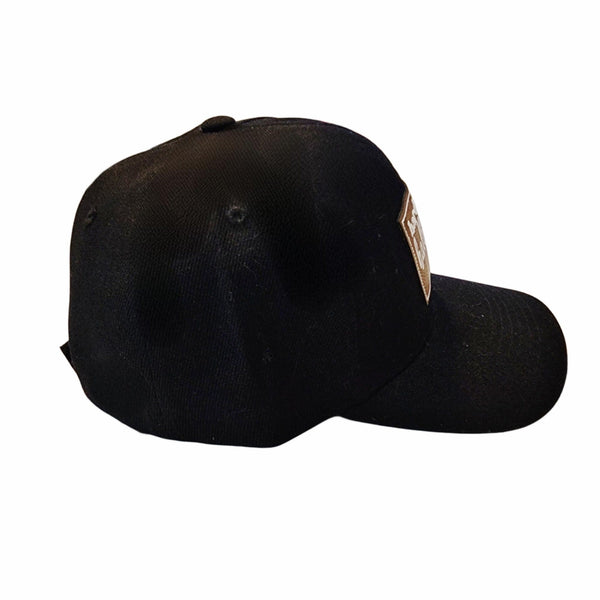 Hard Fought Hallelujah Laser Patch Suede Trucker Hat Cap - Black