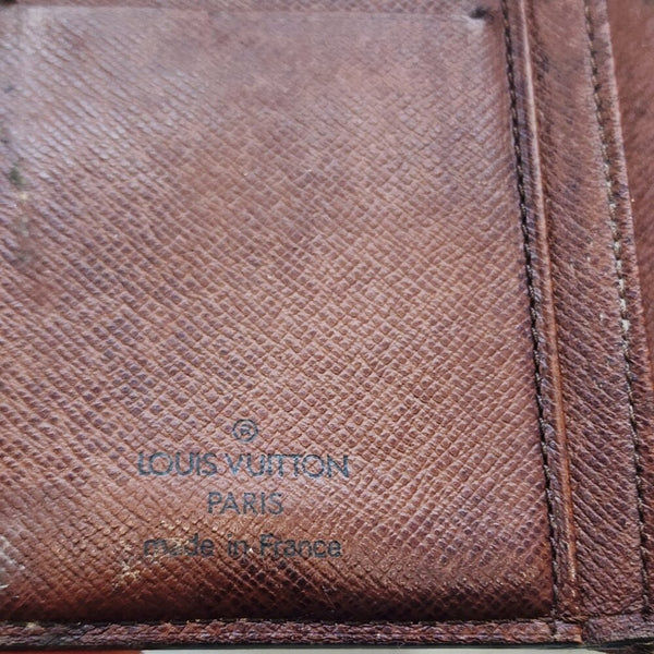 Vintage Louis Vuitton Hand Painted Red Roses Wallet