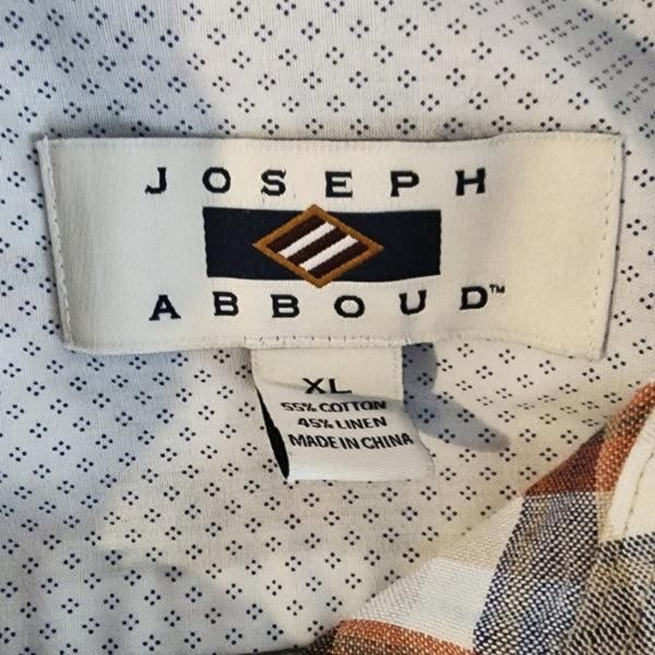 Lion of Judah Custom Christian Decoupaged Long Sleeve Brown Check Shirt, L/XL