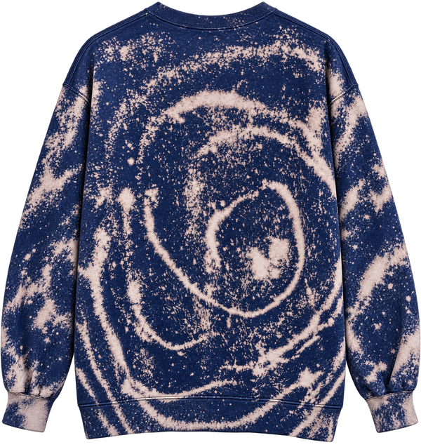 Pray, Wait, Trust- God Has A Plan Custom Tie Dye Christian Upcycled Sweatshirt, M
