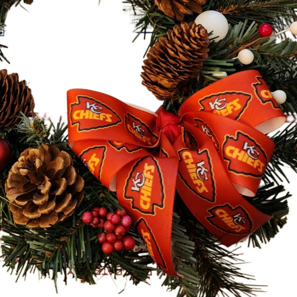 KC Chiefs Decorated Wreath - 14