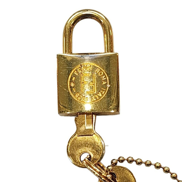 Pre-loved Fendi Gold Lock with Two Keys