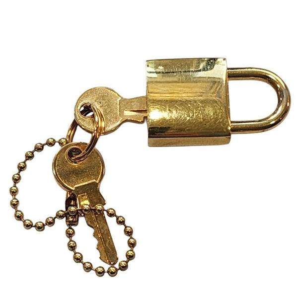 Pre-loved Fendi Gold Lock with Two Keys