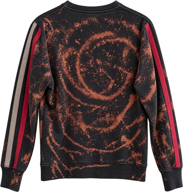 Faith Can Move Mountains Custom Tie Dye Christian Upcycled Sweatshirt, 2XL
