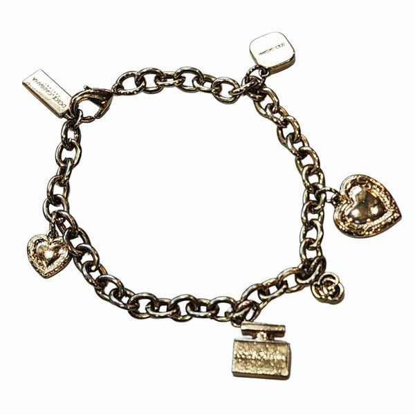 Pre-loved Dolce & Gabbana Gold Tone Charm Bracelet