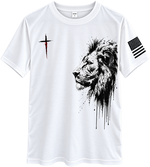 The Lion of Judah Christian White T-Shirt