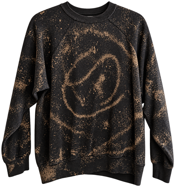 Jesus Loves You Custom Tie Dye Christian Upcycled Sweatshirt, L