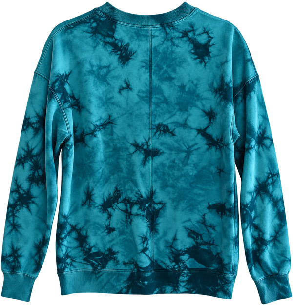 Jesus, The Way, The Truth, The Life John 14:6 Custom Tie Dye Christian Upcycled Sweatshirt, XL
