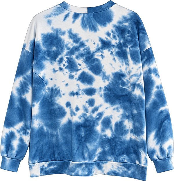It's Not About Religion, It's About A Relationship With God Custom Tie Dye Christian Upcycled Sweatshirt, L
