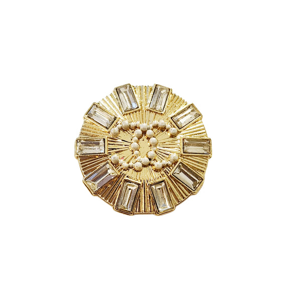 Designer Button Brooch / Pin