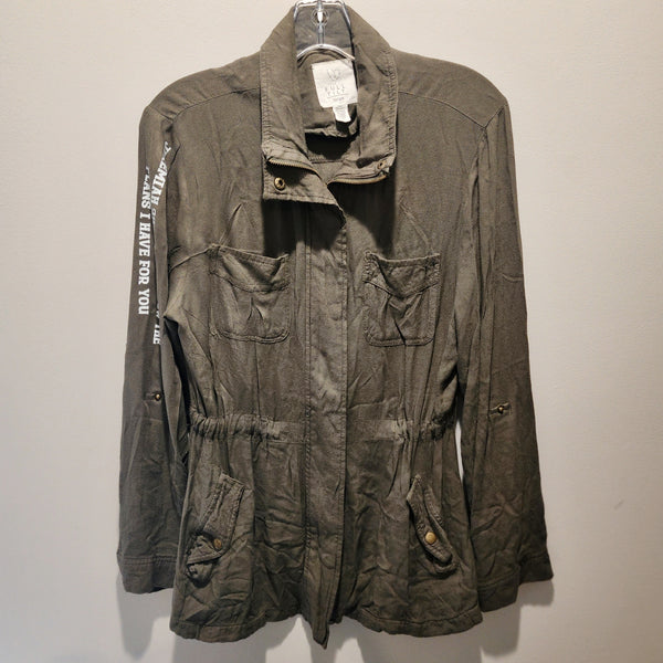Child Of God Upcycled Khaki Lightweight Safari Jacket