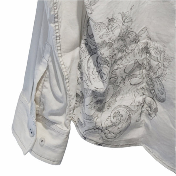 Yeshua Hamashiach Custom Upcycled Shirt, Men's 2X