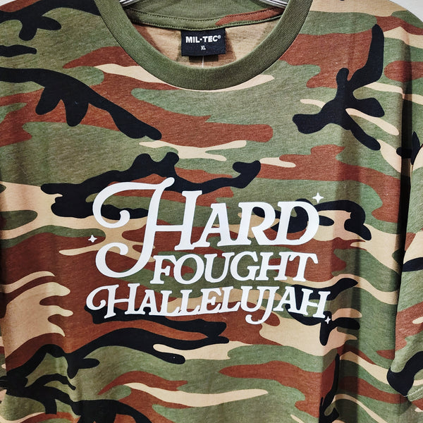 Hard Fought Hallelujah Camo Tee, Men's / Unisex