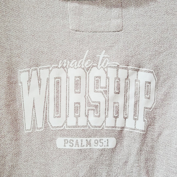 Made to Worship Upcycled Zip Soft Cropped Jacket, Women's S