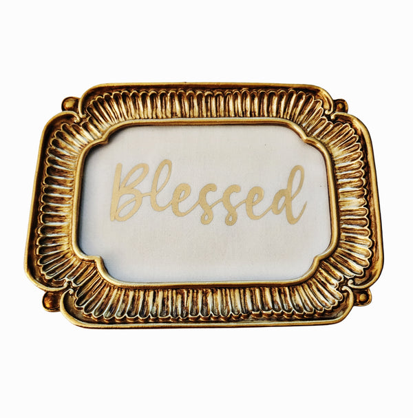 Blessed Gold Jewelry / Vanity Tray