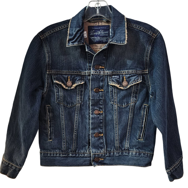 Para El Que Cree Todo Es Posible (For All Who Believe Everything Is Possible), Custom Upcycled Vintage Levi's Jean Jacket, Women's S