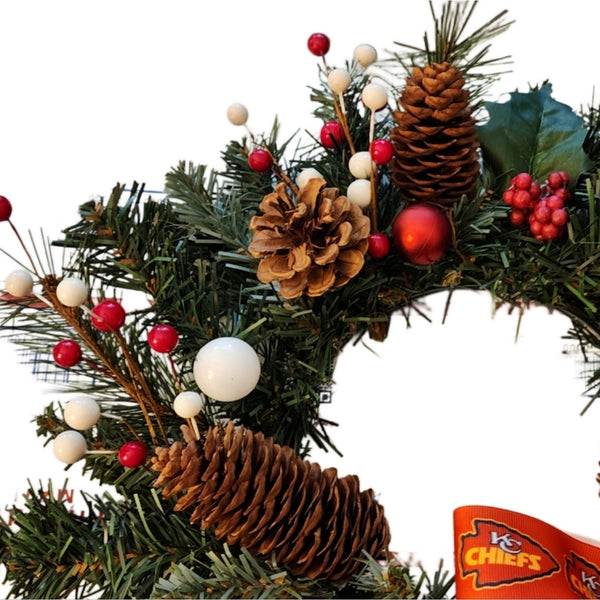KC Chiefs Decorated Wreath - 14