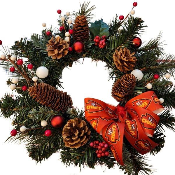 KC Chiefs Decorated Wreath - 14