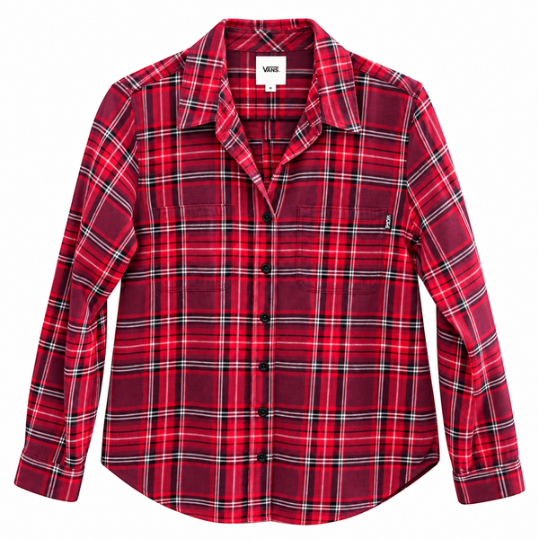 Faith Lights The Way To Bethlehem Repurposed Christian Theme Plaid Shirt, M