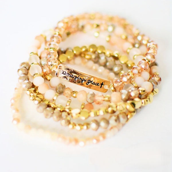 Amazing Grace Beaded Bracelet Sets