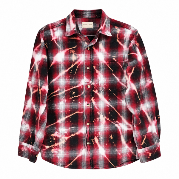 Faith Can Move Mountains Custom Repurposed Christian Theme Plaid Shirt, S