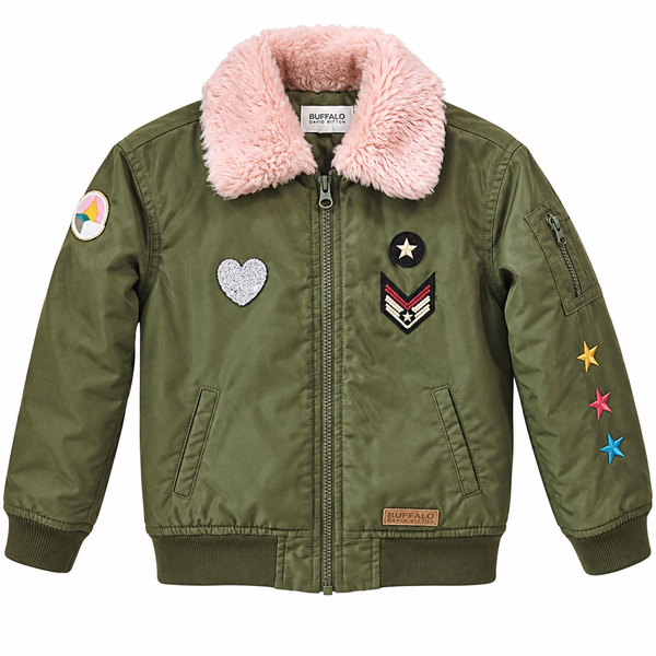 Just a Girl Who Loves Jesus Custom Christian Upcycled Bomber Jacket, Kids 6